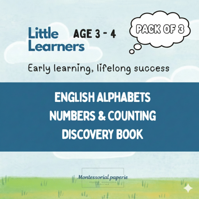 Little Learners Pack of 3 Booklets for AGE 3-4